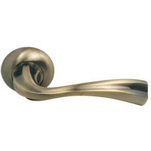 Ручка на круглой розетке Morelli SLEEP MH-15 MAB матовая античная бронза/античная бронза