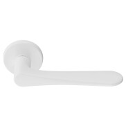 Ручка на круглой розетке Morelli AULA R5 BIA белый