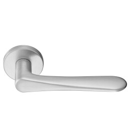 Ручка на круглой розетке Morelli AULA R5 CSA матовый хром