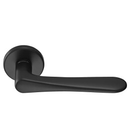 Ручка на круглой розетке Morelli AULA R5 NERO черный