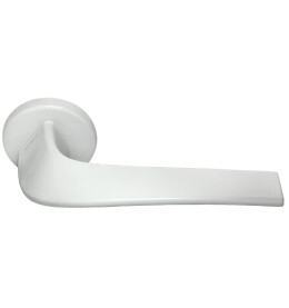 Ручка на круглой розетке Morelli COMETA R5 BIA белый