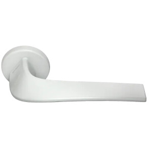 Ручка на круглой розетке Morelli COMETA R5 BIA белый