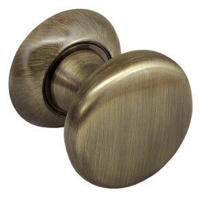 Ручка на круглой розетке Morelli FOSTER MHR-1 AB античная бронза