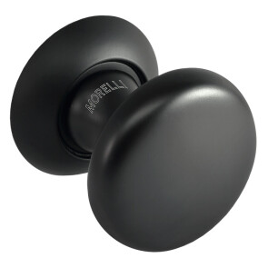 Ручка на круглой розетке Morelli FOSTER MHR-1 BL черный