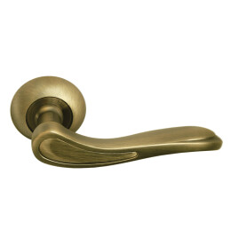 Ручка на круглой розетке Morelli LONDON EYE MH-26 MAB/AB матовая античная бронза/античная бронза