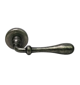 Ручка на круглой розетке Morelli MARY CC-2 FEA  античное железо