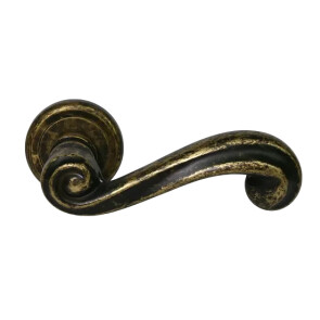 Ручка на круглой розетке Morelli PLAZA CC-1 OBA античная бронза