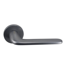 Ручка на круглой розетке VANTAGE V34L-2 SL матовый хром