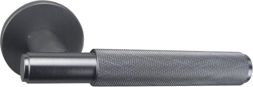 Ручка на круглой розетке VANTAGE V35L-2 SL матовый хром