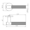 tumb 3 - Ручка раздельная R.ARC.R52.FORM BL-24 черный