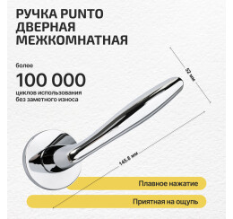Ручка раздельная R.ARC.R52.FORTUNA CP-8 хром
