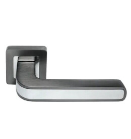 Ручка на квадратной розетке Morelli EON MH-46 GR/CP-S55 графит/хром