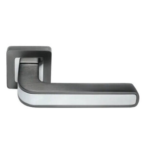 Ручка на квадратной розетке Morelli EON MH-46 GR/CP-S55 графит/хром