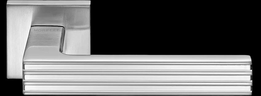 Ручка на квадратной розетке Morelli MAGLEV MH-52-S6 SC матовый хром