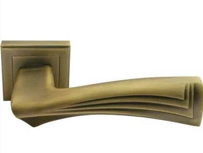 Ручка на квадратной розетке Morelli WAVES MH-34 COF-S кофе