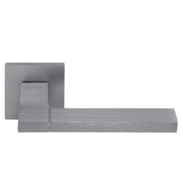 Ручка на квадратной розетке Morelli YSTAD MH-47-S6 SSC суперматовый хром