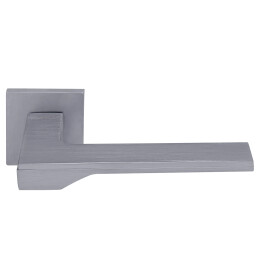 Ручка на квадратной розетке MorelliPIERRES MH-49-S6 SC матовый хром