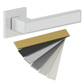 Ручка на квадратной розетке Bravo AS-302 SChrome/7D