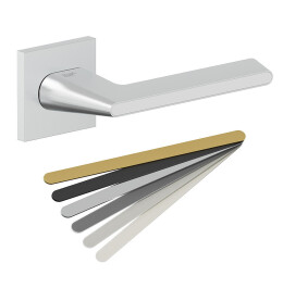 Ручка на квадратной розетке Bravo AS-322 SChrome/7D