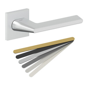 Ручка на квадратной розетке Bravo AS-322 SChrome/7D