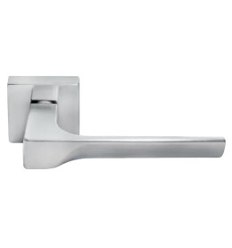 Ручка на квадратной розетке Morelli FIORD S5 CSA матовый хром