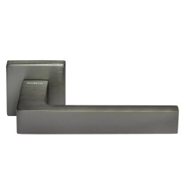 Ручка на квадратной розетке Morelli HORIZONT S5 ANT антрацит