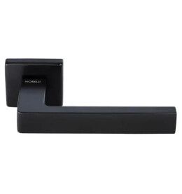 Ручка на квадратной розетке Morelli HORIZONT S5 NERO черный