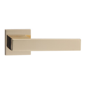 Ручка на квадратной розетке VANTAGE V87PB SL золото