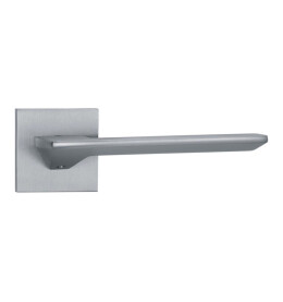 Ручка на квадратной розетке VANTAGE V90L-2 SL матовый хром