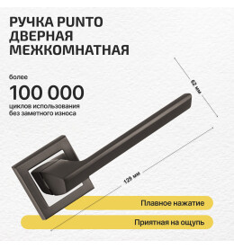 Ручка раздельная K.QL52.BLADE (BLADE QL) GR/CP-23 графит/хром