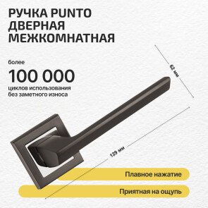 Ручка раздельная K.QL52.BLADE (BLADE QL) GR/CP-23 графит/хром