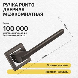 Ручка раздельная K.QL52.BLADE (BLADE QL) GR/CP-23 графит/хром