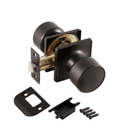 Ручка защелка DK772/BL BL-PS (без фик.)черный