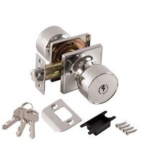 Ручка защелка DK772/BL CP-ET (кл./фик.) хром