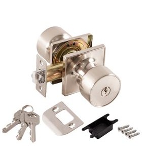 Ручка защелка DK772/BL SN-ET (кл./фик.) никель