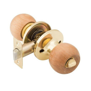 Ручка-зaщелка ЗШ-03 Светлое дерево (без кл)