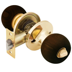 Ручка-зaщелка ЗШ-03 Темное дерево (без кл)