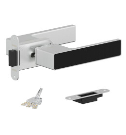 Ручка-зaщелка Bravo KM-900/01 SC МатХром/Bblack