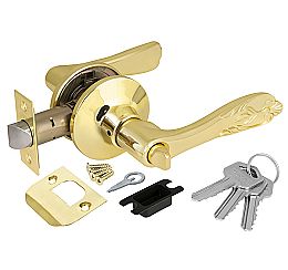 Ручка защелка для межкомнатной двери «6033 PB-E» Золото