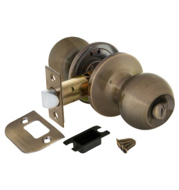 Ручка защелка DK682 AB-BK (6082 AB-B) (фик.) бронза