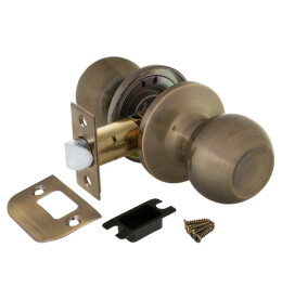 Ручка защелка DK682 AB-PS (6082 AB-P) (без фик.) бронза