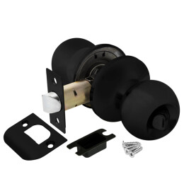 Ручка защелка DK682 BL-BK (6082 BL-B) (фик.) черный