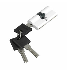 Цилиндр ключ/ключ «Bravo AРK-60-30/30» W Белый