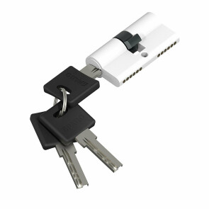 Цилиндр ключ/ключ «Bravo AРK-60-30/30» W Белый