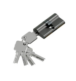Цилиндр ключ/ключ KAB-6.3S 56(28/28) SGraphite (алюм., 5 ключей)