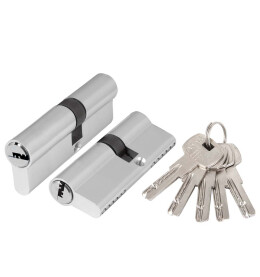 Цилиндровый механизм (AZ200/90) AZ2000Key90 (30+10+50) CP хром
