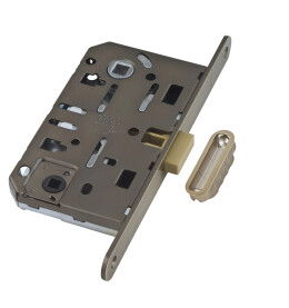 B06102.50.12.640 Защелка врезная WC (ант. бронза) MEDIANA POLARIS с отв. пл. (скин)