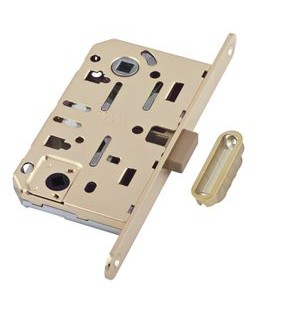 B06102.50.23.640 Защелка врезная WC (мат. лат.) MEDIANA POLARIS с отв. планкой (скин)