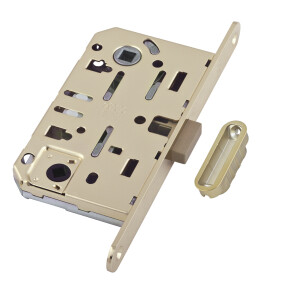 B06102.50.23.640 Защелка врезная WC (мат. лат.) MEDIANA POLARIS с отв. планкой (скин)