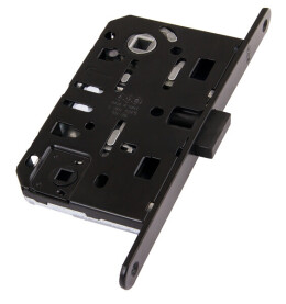 B06102.50.93 (=B04102) Защелка врезная WC (черный) тех. уп. без отв. пл. MEDIANA POLARIS